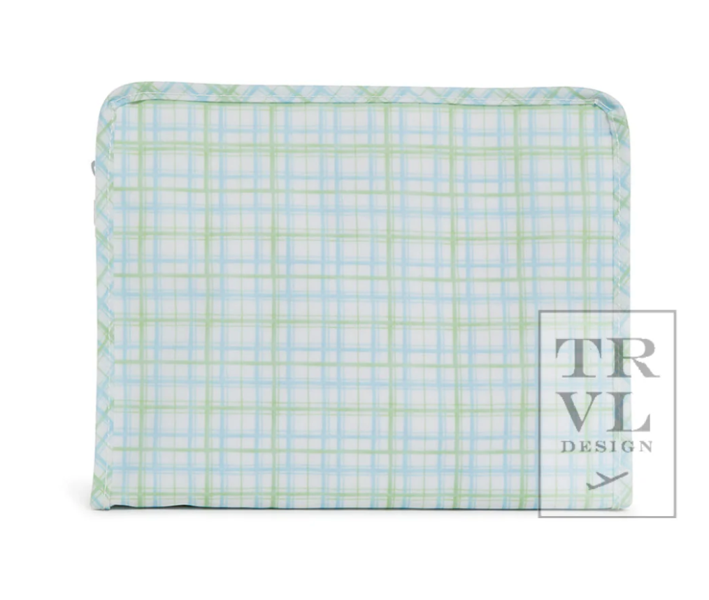 Medium Roadie- Classic Green Plaid