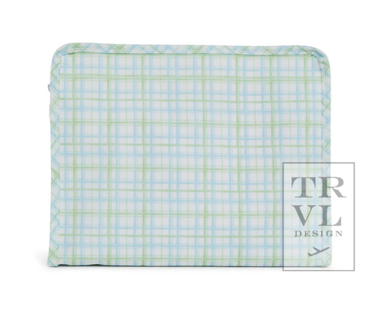 Medium Roadie- Classic Green Plaid
