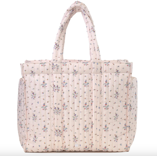 QUILTED GO GO TOTE - FLEURIE