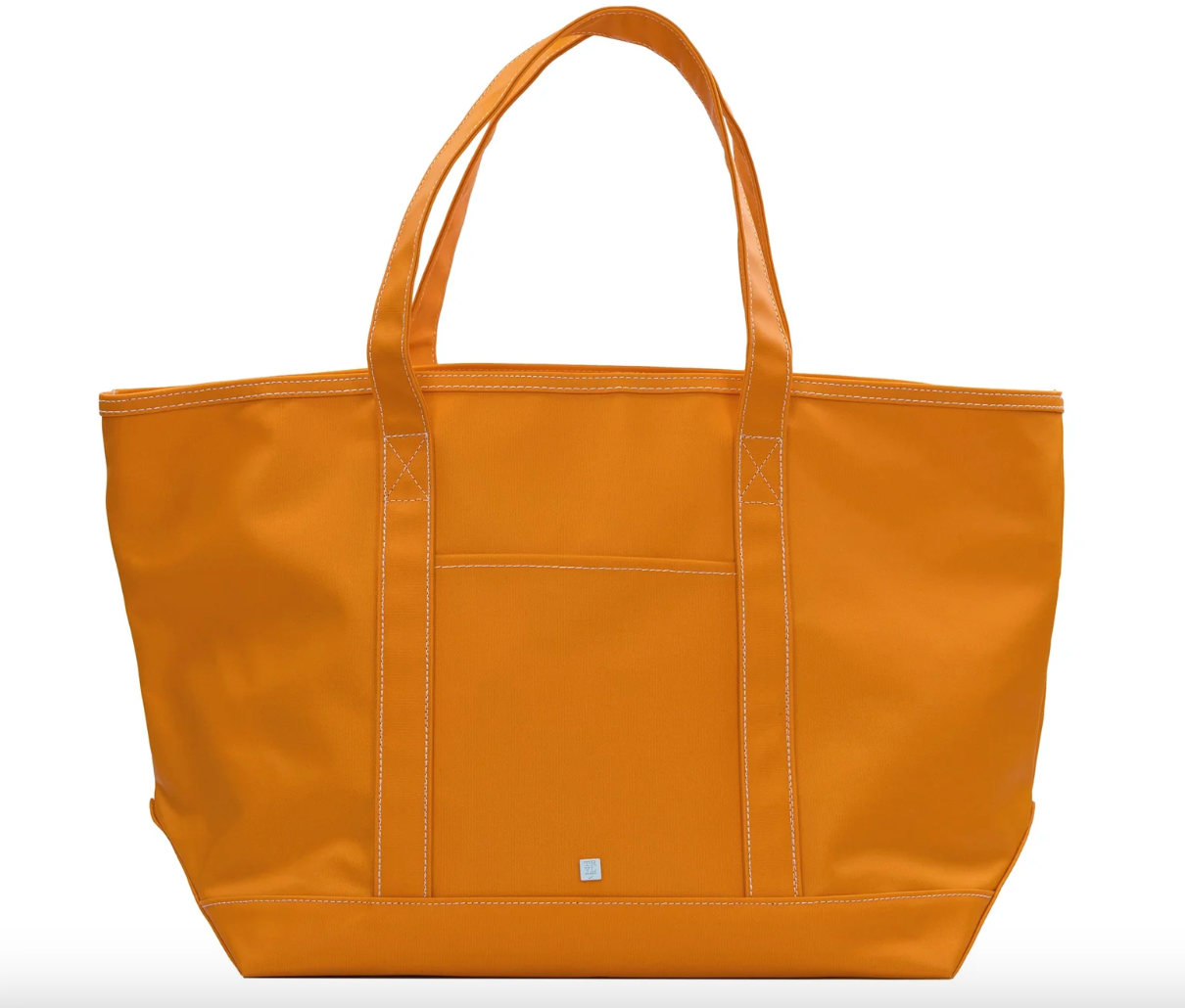 Maxi Tote- Coated Canvas Orange