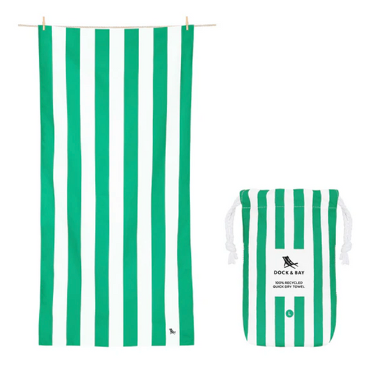 Quick Dry Towels - Cancun Green