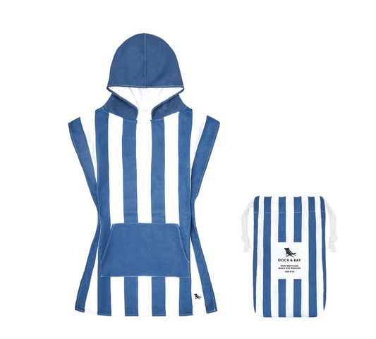 Poncho Kids - Whitsunday Blue
