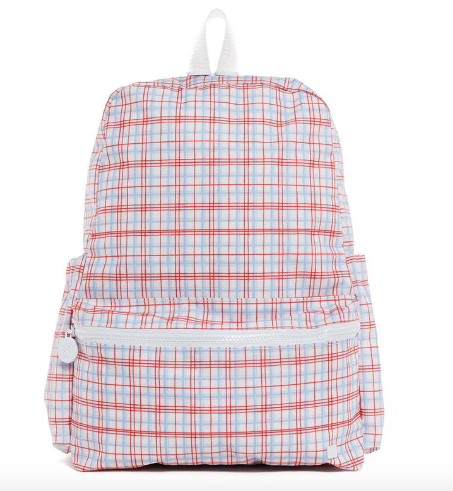 Backpacker- Classic Plaid Red
