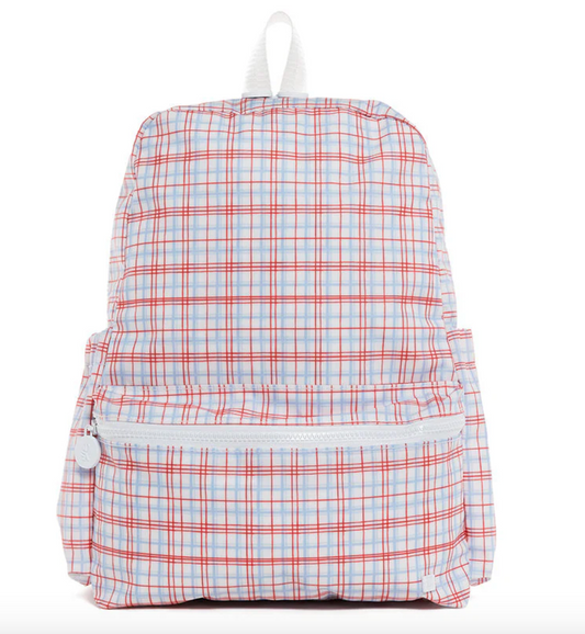 Backpacker- Classic Plaid Red