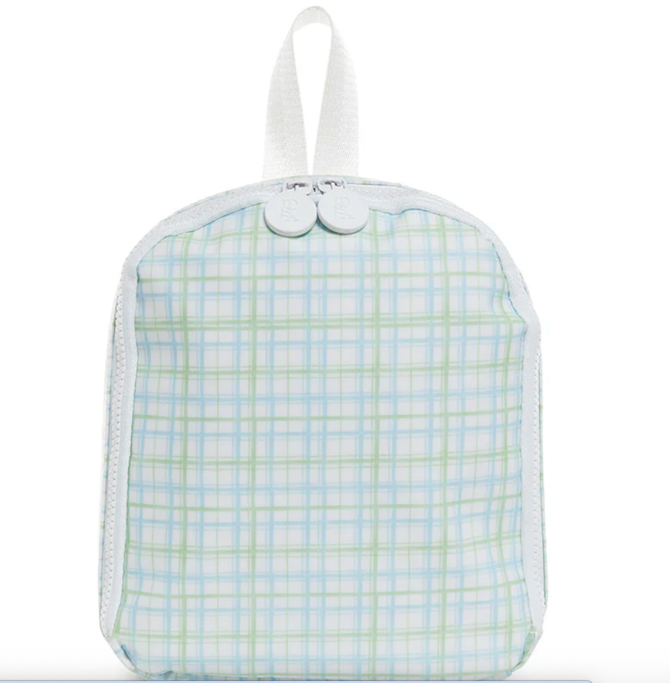 Bring it lunch bag- Classic Plaid Green
