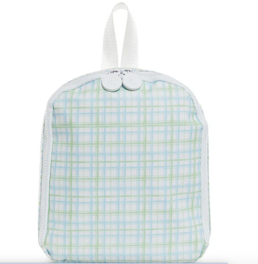 Bring it lunch bag- Classic Plaid Green