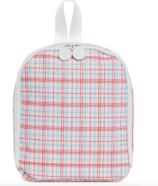 Bring it lunch bag- Classic Plaid Red