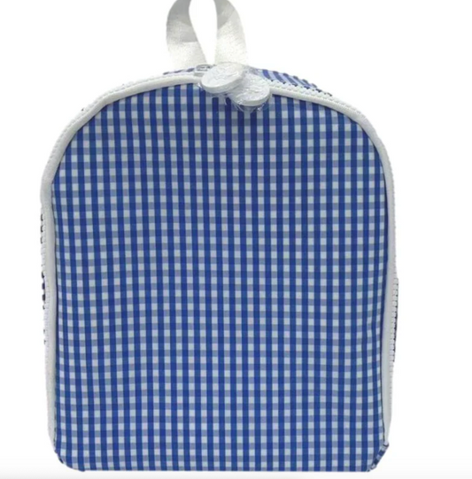 Bring it lunch bag- Gingham Royal