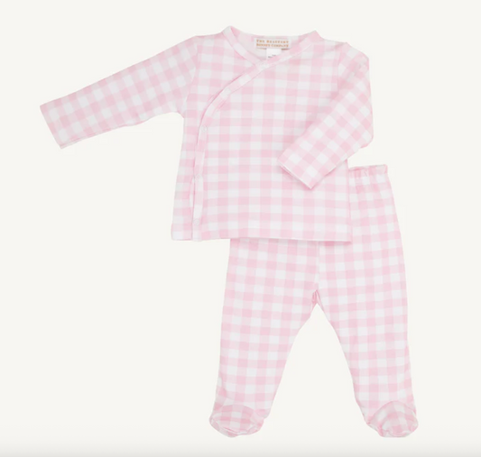 Cameron Cross-Front Set-Palm Beach PInk