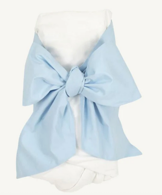 Bow Swaddle ®- Buckhead Blue