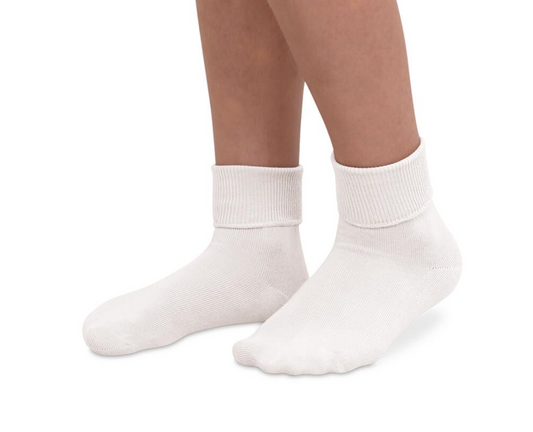 School Uniform Smooth Toe Turn Cuff