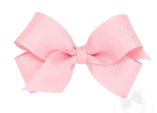 Mini Classic Grosgrain Hair Bow (Plain Wrap)