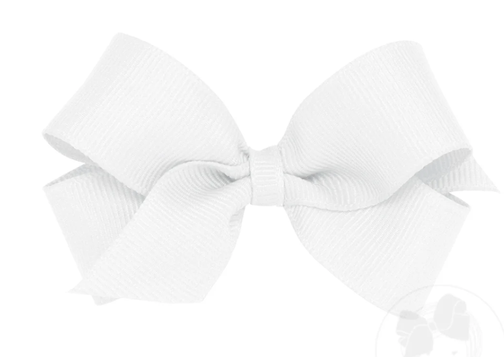 Mini Classic Grosgrain Hair Bow (Plain Wrap)
