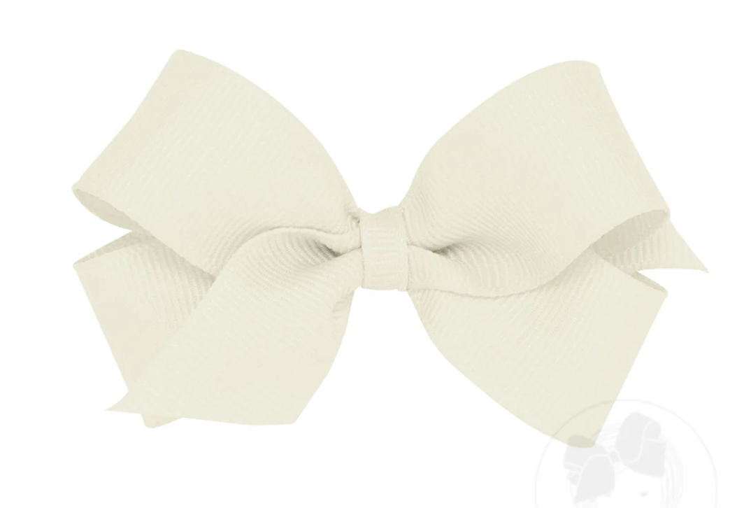 Mini Classic Grosgrain Hair Bow (Plain Wrap)