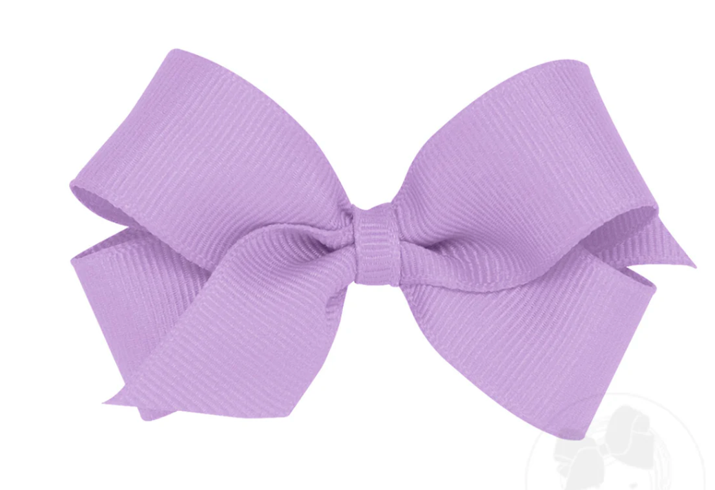 Mini Classic Grosgrain Hair Bow (Plain Wrap)