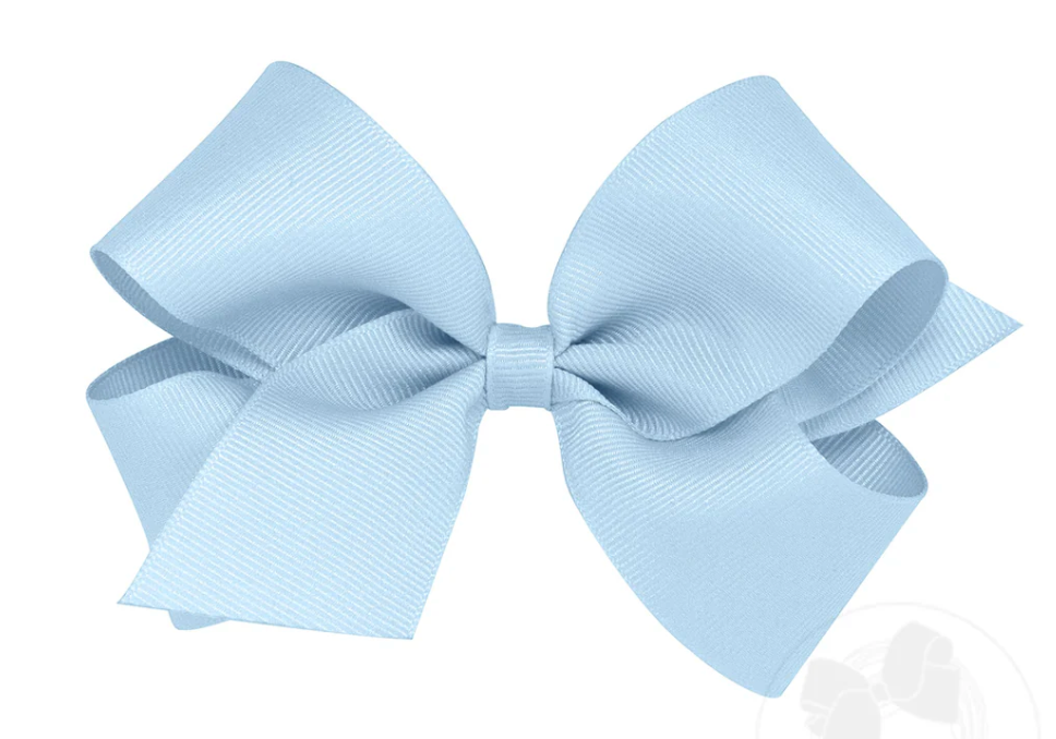 Medium Classic Grosgrain Hair Bow (Plain Wrap)