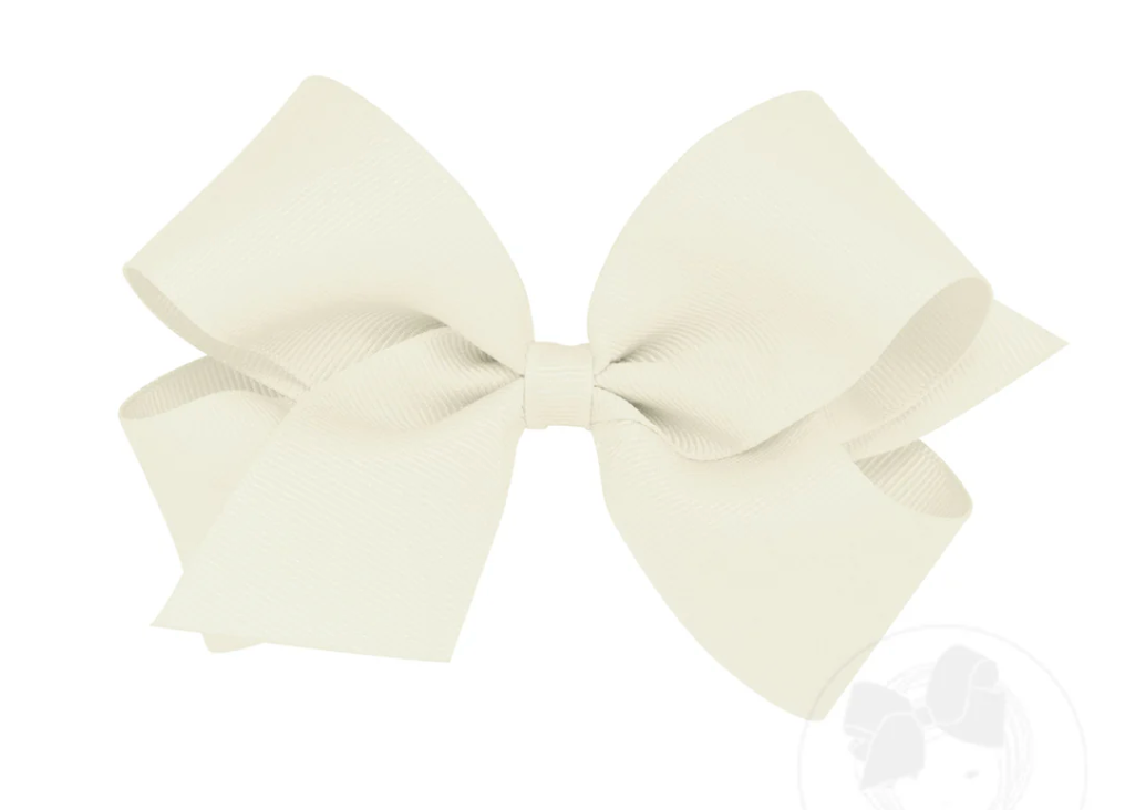 Medium Classic Grosgrain Hair Bow (Plain Wrap)
