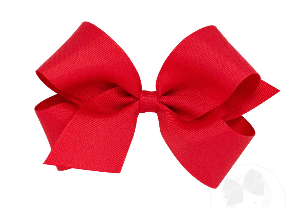 Medium Classic Grosgrain Hair Bow (Plain Wrap)