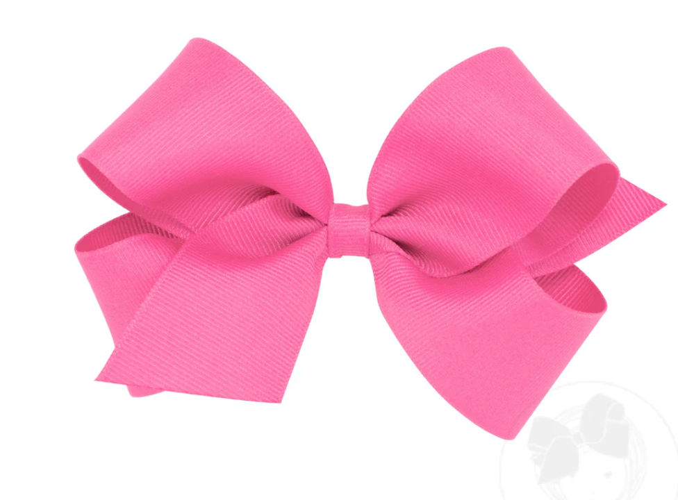 Medium Classic Grosgrain Hair Bow (Plain Wrap)