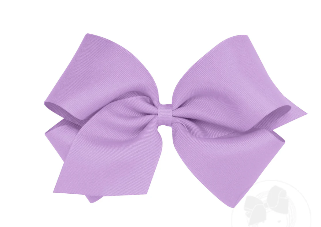 King Classic Grosgrain Hair Bow (Plain Wrap)