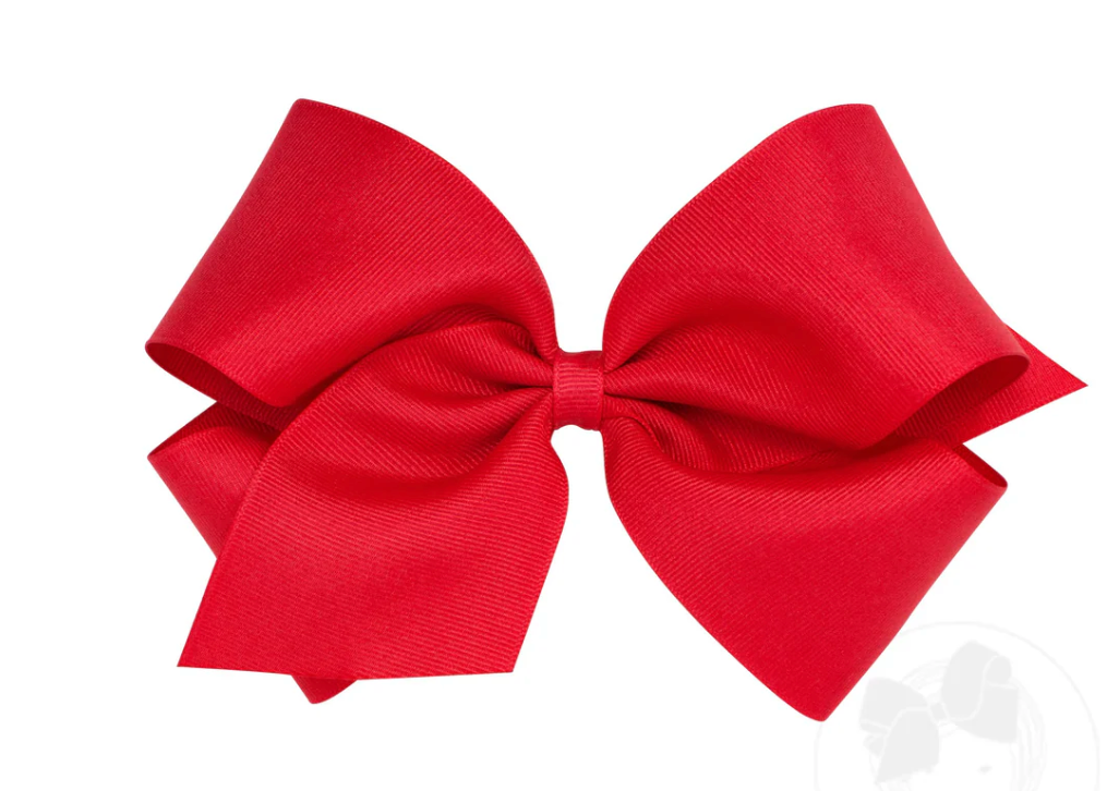 King Classic Grosgrain Hair Bow (Plain Wrap)