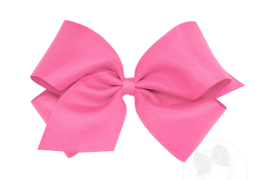 King Classic Grosgrain Hair Bow (Plain Wrap)