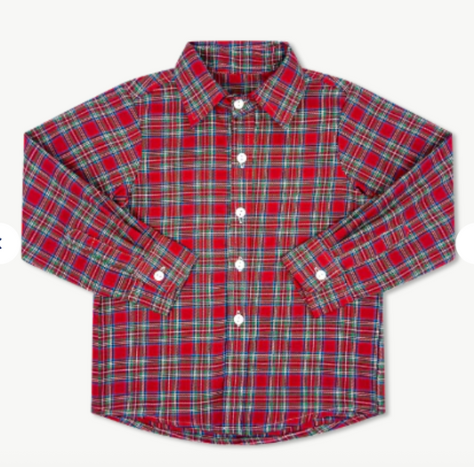Brees Button Down Woodstock Plaid