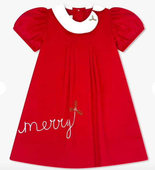 Eloise Dress High Point Red Corduroy, Merry