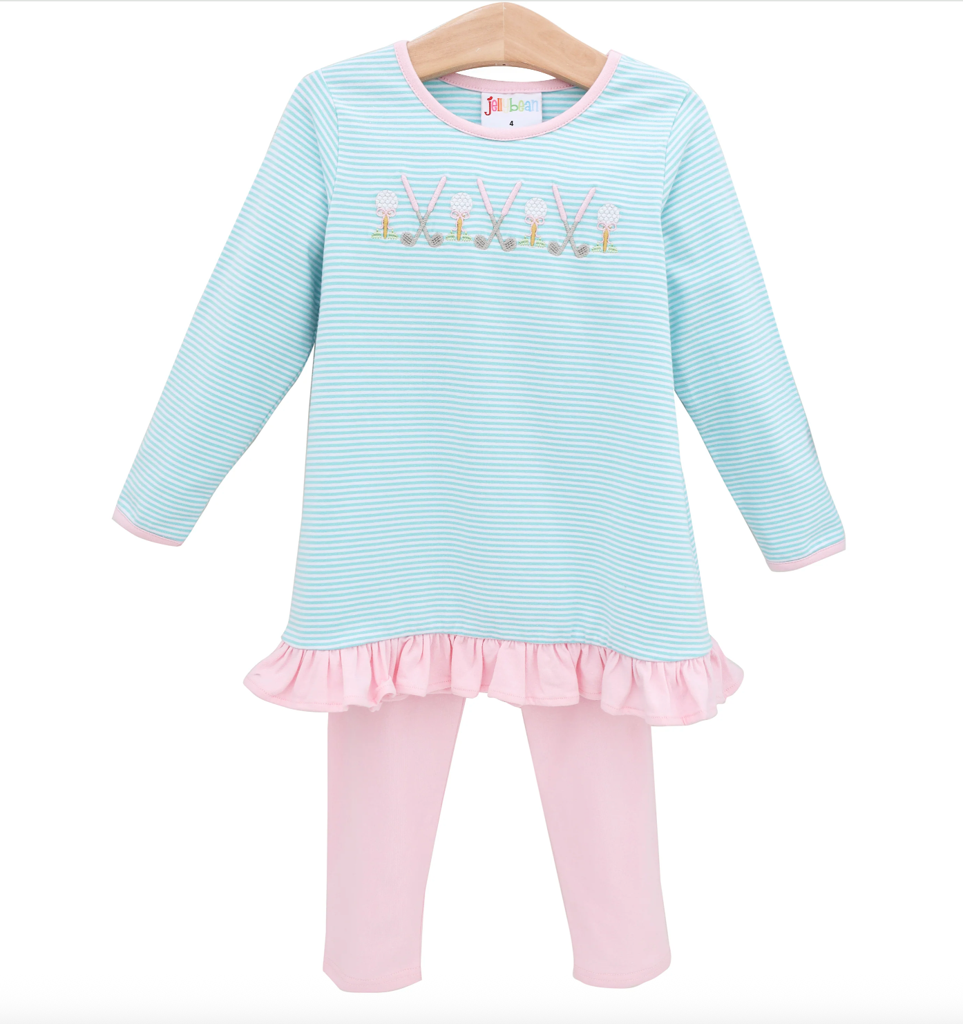 Tee Time Ruffle Pant Set