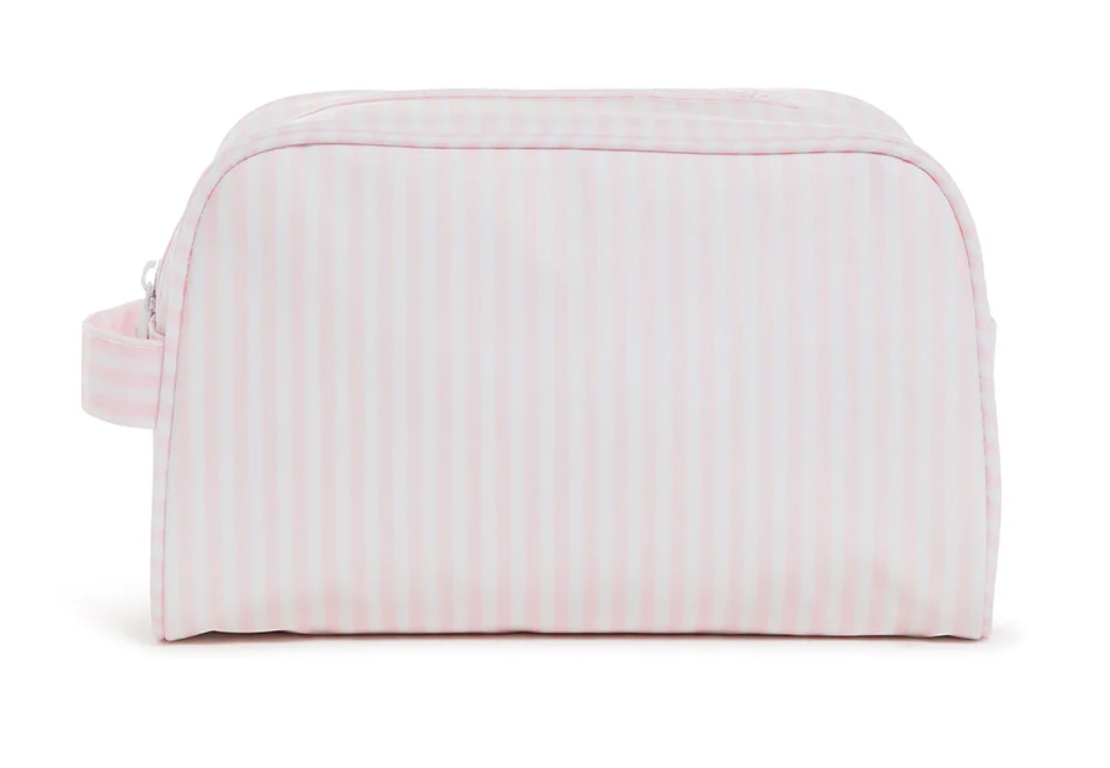 Pink Pimlico Stripe Stowaway with embroidery