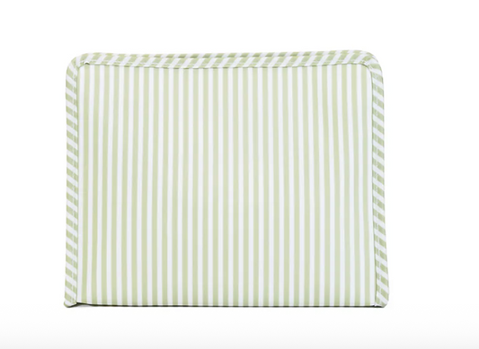 Large Roadie- Green Pimlico Stripe