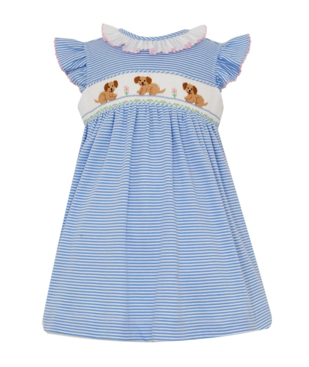 Petite Bebe- Garden Puppies Girls Dress