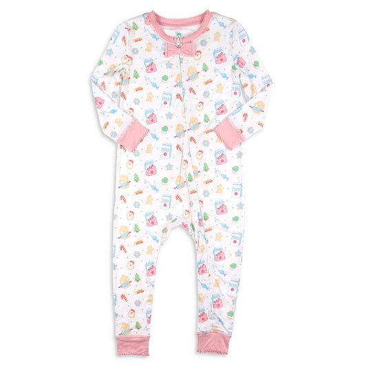 Pink Bamboo Onesie - Cookie Crew: 18M