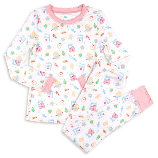 Pink Bamboo Loungewear - Cookie Crew: 2T