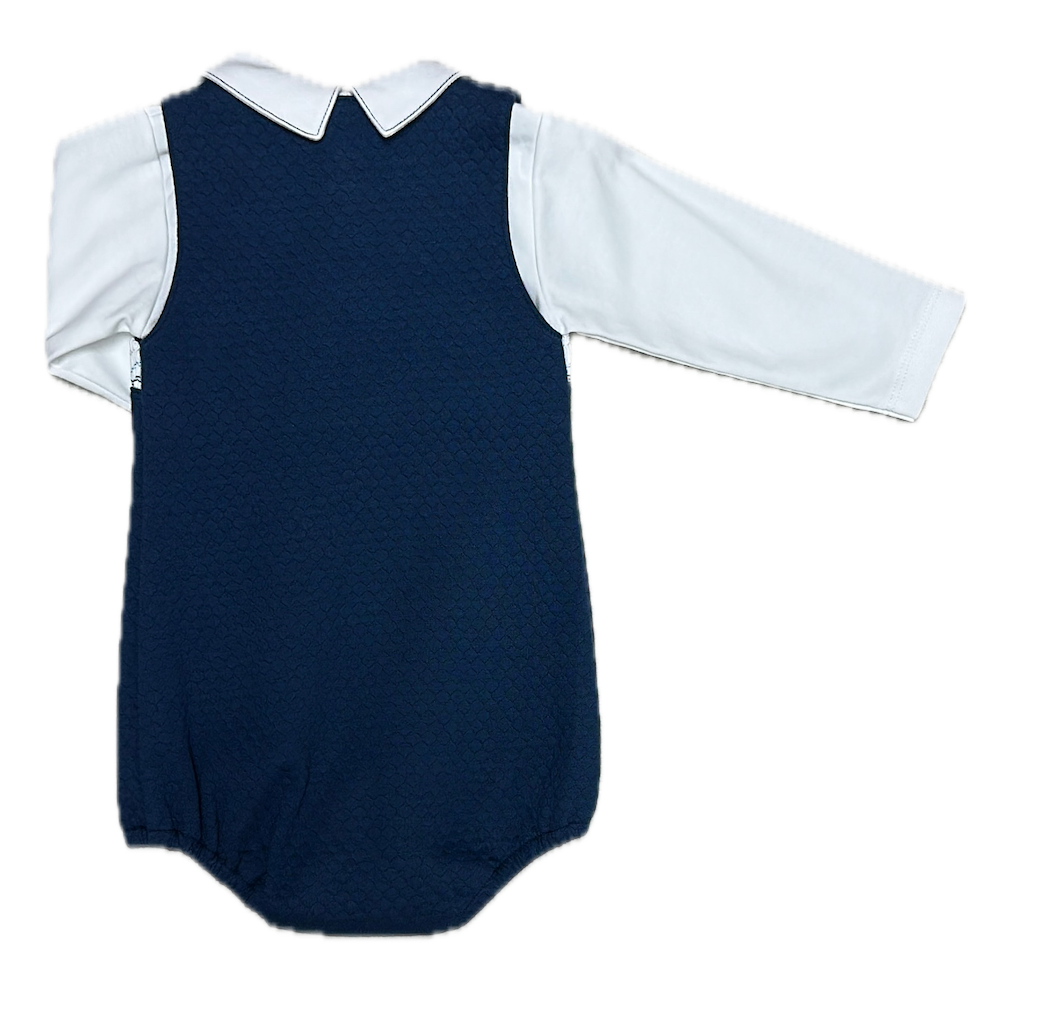 Smocked romper set Ariana and Drew Collection